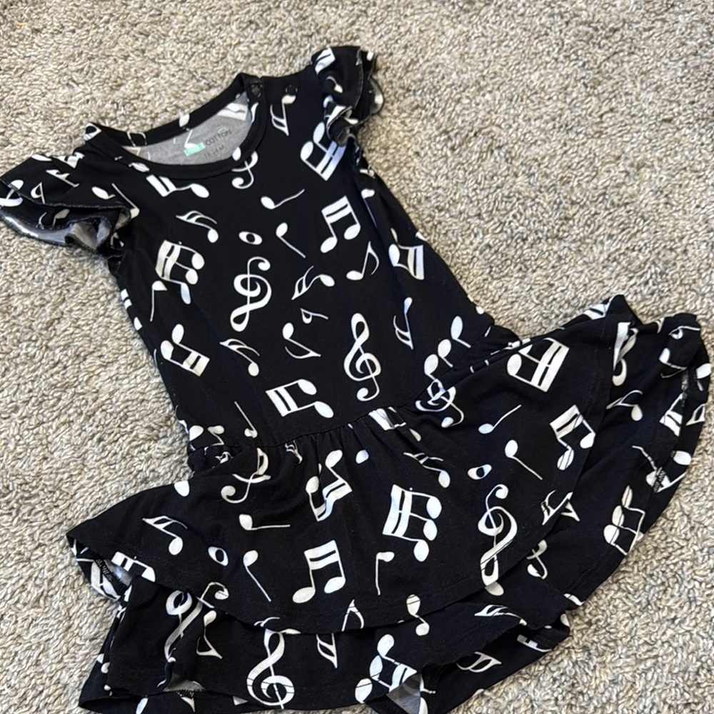 Cute cotton bamboo twirl dress